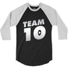 team 10 silver 3/4 Sleeve Shirt