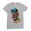 up all night cat Ladies Fitted T-Shirt