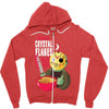 camp crystal flakes Zipper Hoodie