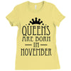 queens are born in november (2) Ladies Fitted T-Shirt