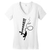 bungee jumping Women's V-Neck T-Shirt