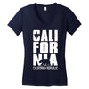 california republic (2) Women's V-Neck T-Shirt
