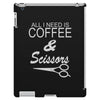 all i need is coffee sciossors iPad 3 and 4 Case