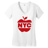 nyc big apple Women's V-Neck T-Shirt