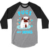 pugs not drugs 3/4 Sleeve Shirt