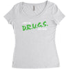 I Don't Do Drugs I Just Smoke Weed Women's Triblend Scoop T-shirt