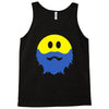 bearded smiley face Tank Top