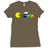 funny zombie Ladies Fitted T-Shirt