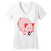 you are what you eat Women's V-Neck T-Shirt