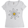 flower Women's Triblend Scoop T-shirt