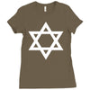 magen david Ladies Fitted T-Shirt