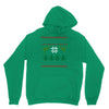 ugly dinosaur christmas Unisex Hoodie