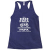 i'm a biker papa just like a normal papa except much cooler Racerback Tank