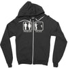 fishing   problem solved Zipper Hoodie