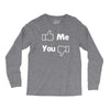 me you facebook Long Sleeve Shirts