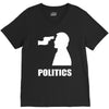 politics V-Neck Tee