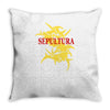 sepultura logo soulfly cavalera conspiracy death thrash metal Throw Pillow
