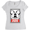 dude Women's Triblend Scoop T-shirt