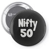 nifty 50 Pin-back button