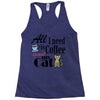 coffee cat Racerback Tank