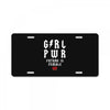 Girl Power Future Is Female License Plate