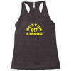 boston 617 strong Racerback Tank