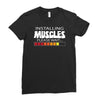 musculs installing Ladies Fitted T-Shirt
