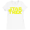 star trek wars Ladies Fitted T-Shirt