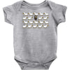 black sheep, ideal gift or christmas present Baby Bodysuit
