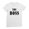 The Boss - The Real Boss Ladies Fitted T-Shirt