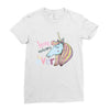 Forever Unicorn Ladies Fitted T-Shirt