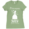 Princesses Are Born In July Ladies Fitted T-Shirt