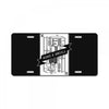 king and skull License Plate