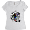 undertale flowey Women's Triblend Scoop T-shirt