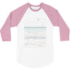linear landscape 3/4 Sleeve Shirt