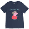 peppa pig grandma pig V-Neck Tee