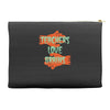 teachers love brains Accessory Pouches