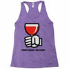 party a drink Racerback Tank