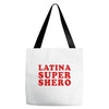 Latina Super Shero Tote Bags