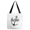 hope anchor religious Tote Bags