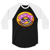 Angry Donut 3/4 Sleeve Shirt