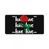 Love Rose License Plate