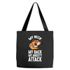 my neck my back my anxiety attack opossum guys tee Tote Bags