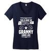 Awesome Granny Looks Like Women's V-Neck T-Shirt