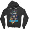 who loves frenchies Zipper Hoodie