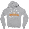 leave me talking to my horse today Zipper Hoodie