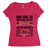 roman's Women's Triblend Scoop T-shirt