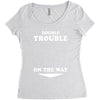 Double Trouble On The Way Women's Triblend Scoop T-shirt