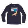 frenchies and yoga Long Sleeve Shirts