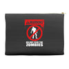 zombie  do not feed the zombies fun Accessory Pouches